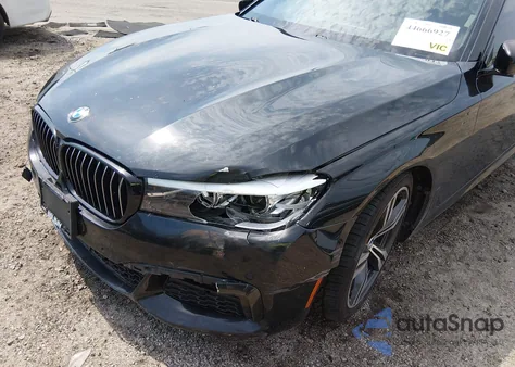 2019 BMW 740I из США, поврежденный, VIN WBA7E2C59KB217490